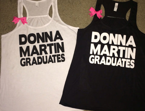 Donna Martin Graduates - 90210 tank - Ruffles with Love - RWL - Bow Tank