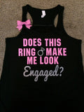 Does This Ring Make Me Look Engaged? - Ruffles with Love - Sweating for the Wedding - Wedding Tank