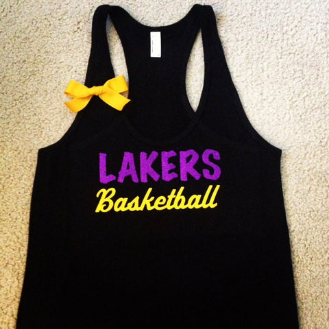 CUSTOMIZE YOUR Favorite Team - Lakers Basketball Tank