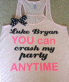 Luke Bryan Crash My Party Racerback