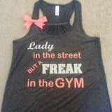 Lady in the Street Racerback Tank