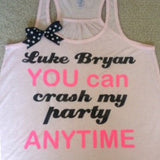 Luke Bryan Crash My Party Racerback