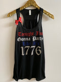 IG - FLASH SALE - 1776 Tank - Ruffles with Love - Racerback Tank - Womens Fitness