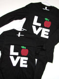 SALE -LONG SLEEVE TEACHER SHIRT  - Ruffles with Love - Long Sleeve Shirt - Womens Fitness - Workout Clothing - Workout Shirts with Sayings