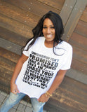 Words to Live By Tee - Ruffles with Love - RWL