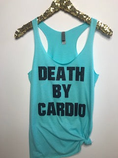 Death By Cardio   - Ruffles with Love - RWL - Graphic Tee