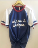 Stars and Stripes  - 4th of July Shirt - Ruffles with Love - RWL