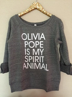 Olivia Pope is my Spirit Animal - Scandal - Ruffles with Love - Off the Shoulder Sweatshirt - Womens Clothing - RWL