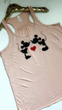 Mickey and Minnie - Disney Shirt -  Ruffles with Love - Graphic Tee - RWL