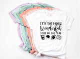 It's The Most Wonderful Time of the Year - Football Tee - Ruffles with Love - Unisex Tee