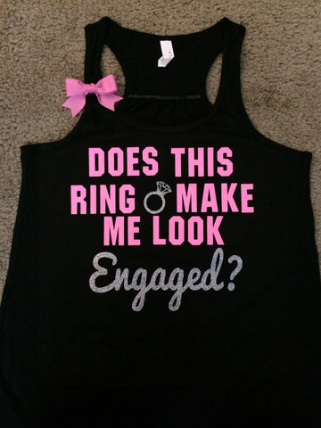 Does This Ring Make Me Look Engaged? - Ruffles with Love - Sweating for the Wedding - Wedding Tank