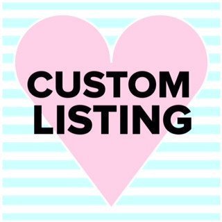 Custom Listing for Lauren :)