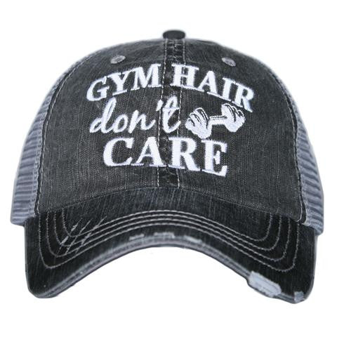Gym Hair Don't Care - HAT - Ruffles with Love - RWL