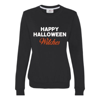 Happy Halloween Witches Sweatshirt - Halloween Shirt - Halloween Sweatshirt
