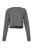 Running on Coffee and Dry Shampoo - Crop Sweatshirt  - Ruffles with Love -  Crop Sweatshirt