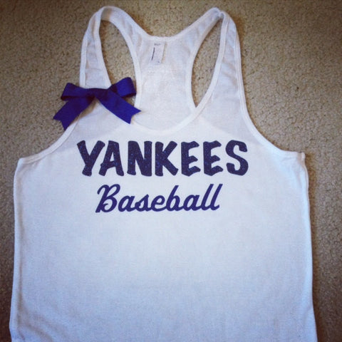 CUSTOMIZE YOUR Favorite Team - Yankees Baseball Tank