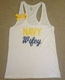 Navy Wifey Tank