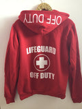 Lifeguard off Duty  - Zip Up Hoodie - Ruffles with Love