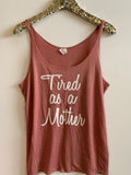 IG - FLASH SALE - Tired as a Mother - Ruffles with Love - Racerback Tank - Womens Fitness