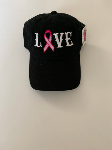 IG FLASH SALE - Black Breast Cancer Hat
