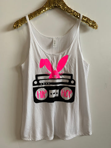 IG - FLASH SALE - Hip Hop -  Ruffles with Love - Racerback Tank - Womens Fitness