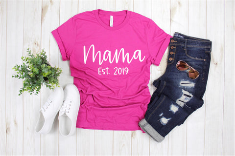 Mama Est. 2019 - Ruffles with Love - Tee