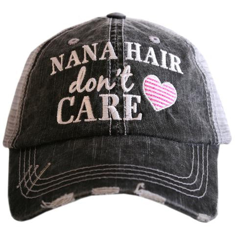 Nana Hair Don't Care - HAT - Ruffles with Love - RWL