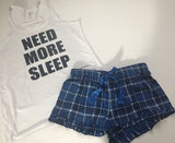 Need More Sleep - Pajama Set - Ruffles with Love - RWL - Love - Pajamas