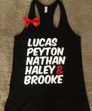 One Tree Hill Name Racerback Tank- TV Show Tank - Ruffles with Love
