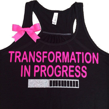 Transformation in Progress Tank - Ruffles with Love - Women's Fitness
