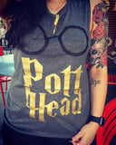 Harry Potter - Pott Head - Muscle Tank - Ruffles with Love - Womens Fitness Clothing - Workout Tank