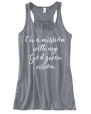 WWOW - On a Mission with my God Given Vision - Ruffles with Love - Inspirational Shirt - RWL